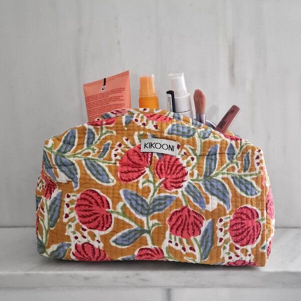 KIKOONI handgefertigte Kosmetiktasche "Tuscany dreams"