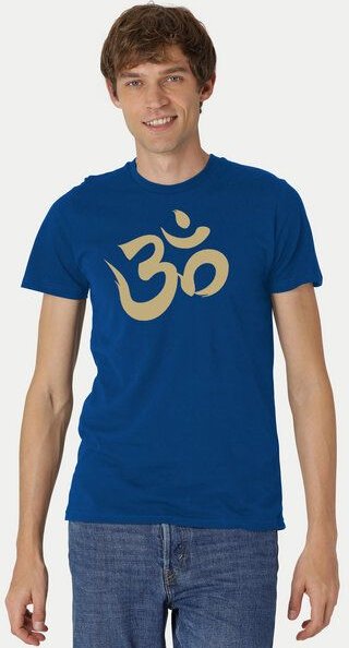 Peaces.bio - handbedruckte Biomode Fit T-Shirt "Om" Herren