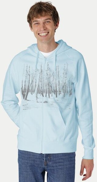 Peaces.bio - handbedruckte Biomode Herren Zip-Hoodie Woodland