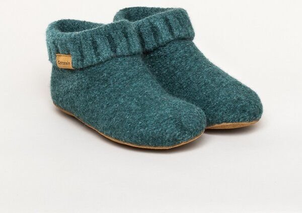 Thumbnail - Gottstein Hüttenschuh Knit Boot aus 100% Schurwolle - Filz-Hausschuh made in Tirol