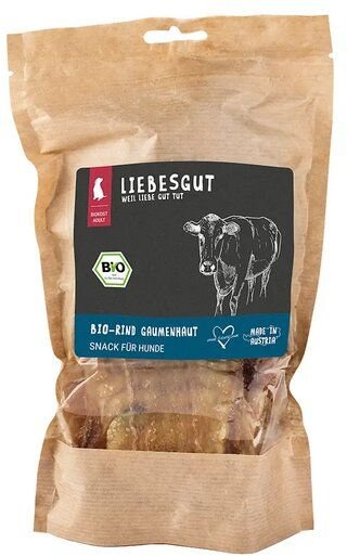 Liebesgut Tiernahrung Bio Rind Gaumenhaut