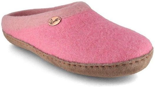 WoolFit Sherpa Barfuß-Hausschuhe unisex Filz-Pantoffeln mit Ledersohle, nachhaltig aus 100% Wolle