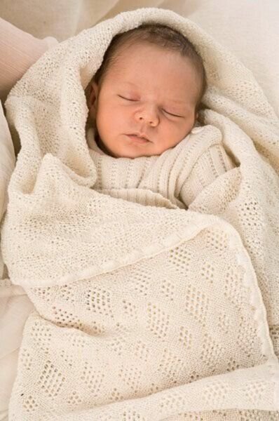 Disana Baby Strickdecke bio Merinowolle 80 x 100 cm