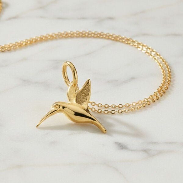 MOANINA Kette Kiyomi Kolibri • 8k Echtgold