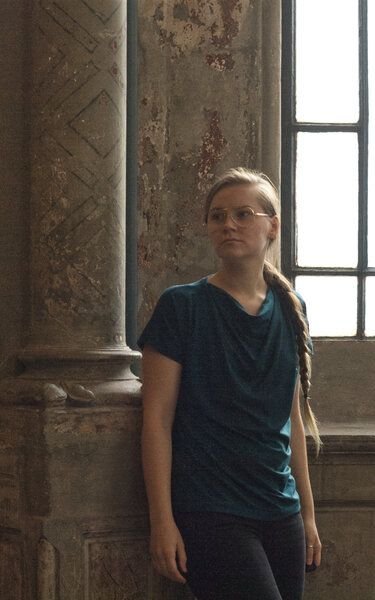 Golden Circle Clothing Wasserfallshirt aus weichem Tencel Modal