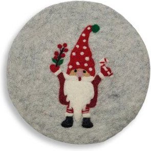 Frida Feeling Filzuntersetzer rund mit verschiedenen Weihnachtsmotiven