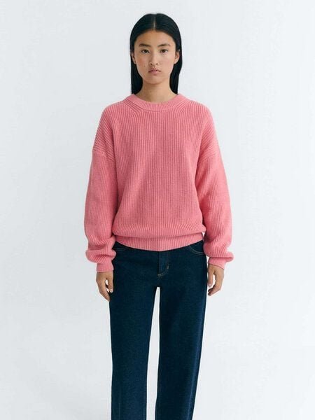 thinking mu Damen Pullover - Carmen Knitted Sweater Cotton - aus Baumwolle