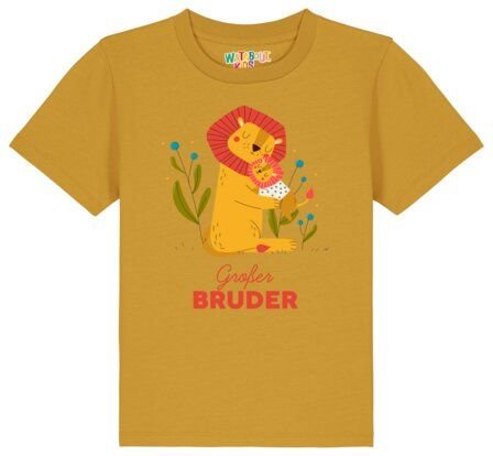 Thumbnail - watabout.kids T-Shirt Kinder Löwen Großer Bruder