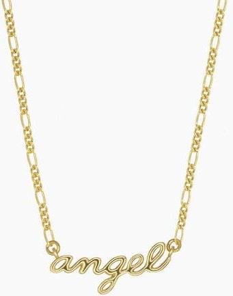 Paeoni Colors Angel-Halskette aus 18k Gold Vermeil, 925 Sterling Silber