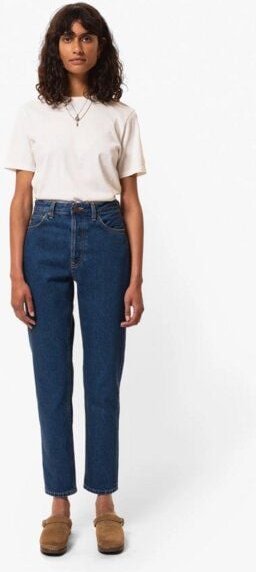 Nudie Jeans Highwaist Jeans - Breezy Britt - aus Bio-Baumwolle