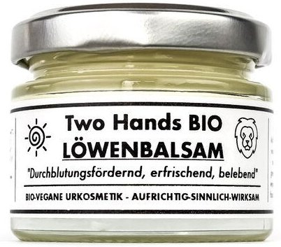 Two Hands BIO LöwenBalsam mit Bio-Rosmarin & Natur-Menthol - Bio Vegan