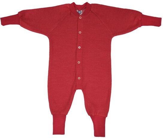 Cosilana Baby Schlafanzug 1-tlg ohne Fuss Woll-Frottee