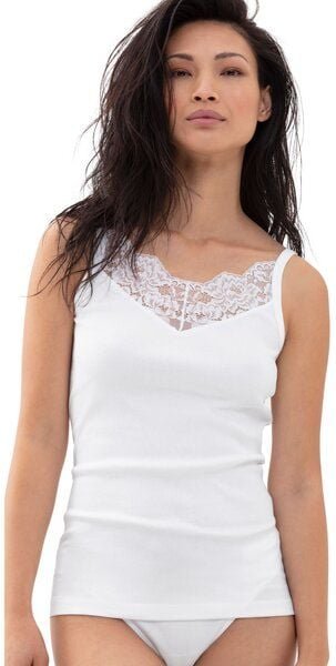 Mey Damen Spaghetti-Top Organic mit Spitze Bio-Baumwolle