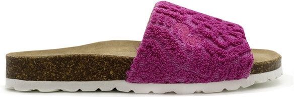 Vegane "thies ® Eco Bio Terry Slide" Sandale aus Bio-Baumwolle Frottee