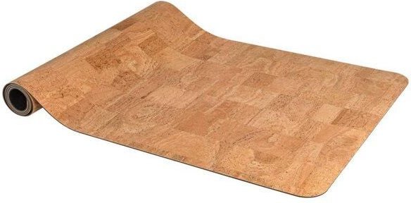 Thumbnail - Kork-Deko Yogamatte Beige aus Kork | Gymnastikmatte | Anti-Rutsch-Beschichtung | 180x66 cm