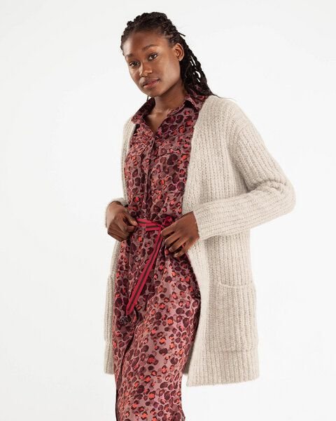 Alma & Lovis Strickjacke aus Suri-Alpaka-Woll-Mix | Suri Jacke