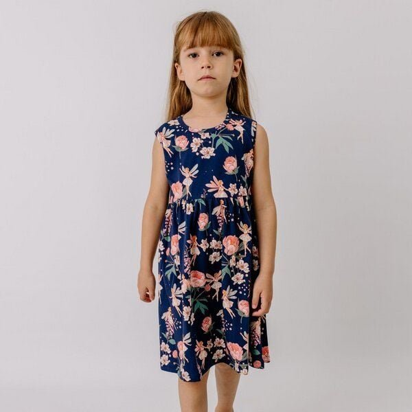 Walkiddy Fairies and Flowers-Sleeveless Dress