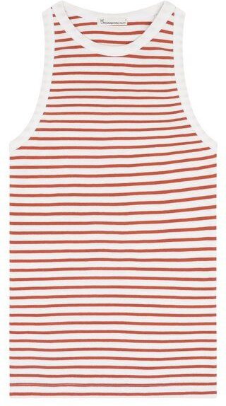 Thumbnail - KnowledgeCotton Apparel Tanktop gerippt - Racer rib top - aus Bio-Baumwolle