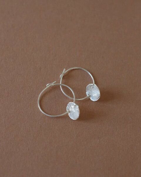 pikfine Creolen "Thora" / silber oder vergoldet