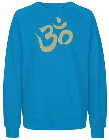 Peaces.bio - handbedruckte Biomode Bio Herren Sweatshirt Om
