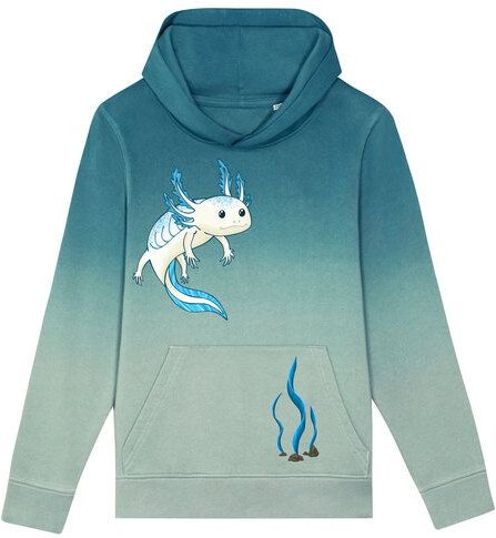 Spangeltangel Kinder-Hoodie "Axolotl"