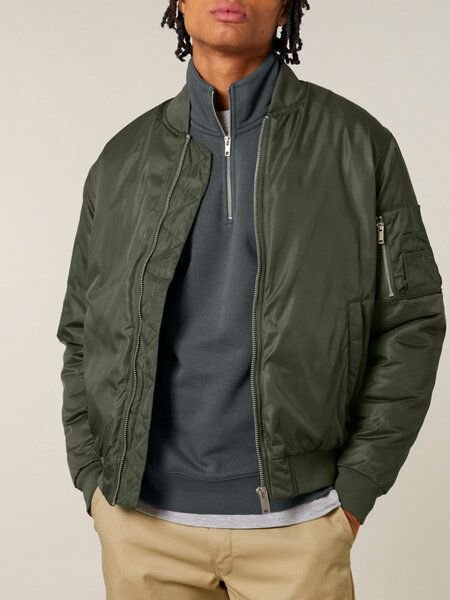 Human Family Basic Unisex Bomberjacke aus recyceltem Polyester