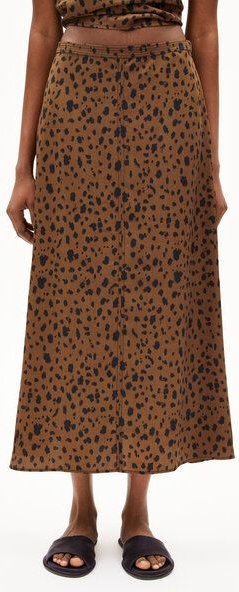 ARMEDANGELS WOLAARIA LEOPAA Damen Webrock aus TENCEL Lyocell