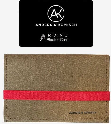 ANDERS & KOMISCH Mittelgroßes Portemonnaie mit RFID Schutz - A&K KOMPAKT