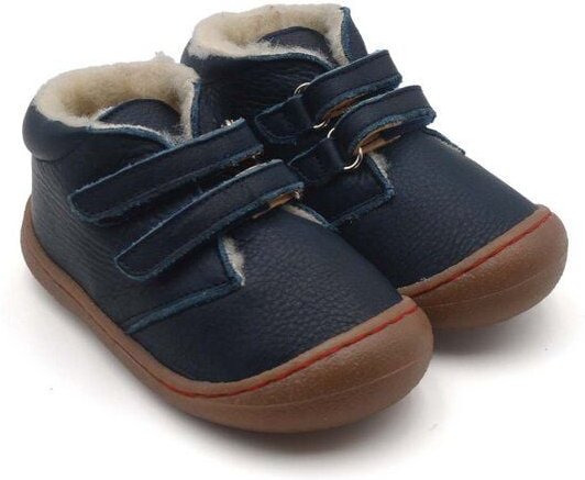 Pololo Lauflern-Winterschuh "Nino" mit weichem Wollfutter (Bio), Größen 20 - 27