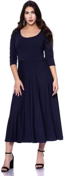 Ingoria AMANDA zeitloses Wendekleid in Midi Länge