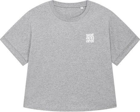 watapparel Oversize T-Shirt Frauen Basic Collider