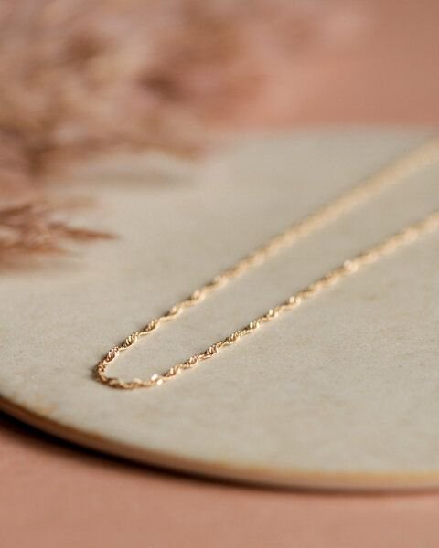 lille mus Kette 'Twist' 925 Silber / vergoldet