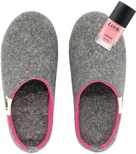 GUMBIES Set – Nachhaltige Hausschuhe mit Veganem Nagellack