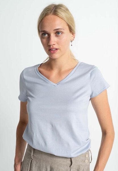 Alma & Lovis Shirt aus Bio-Baumwolle | V-Neck Shirt