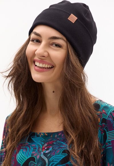 Mütze Kalima – Umschlagbarer Saum zur Längenanpassung – Must-have für jeden Kleiderschrank – Dekoratives KOKOworld-Label...