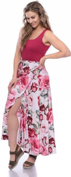 Ingoria SOFIA Maxi Wickelrock mit Muster