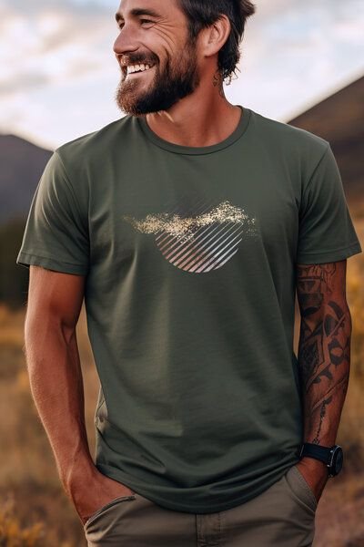 Kultgut Biofair Shirt - Artdesign - Reine Biobaumwolle / Stardust