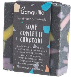 TRANQUILLO Seife CONFETTI CHARCOAL (SEI165)