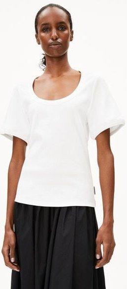 ARMEDANGELS VIOLAHAA - Damen Ripp-T-Shirt aus Bio-Baumwoll Mix