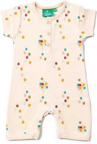Little Green Radicals Baby Sommerstrampler mit Ballondruck – Fairtrade & GOTS-zertifiziert