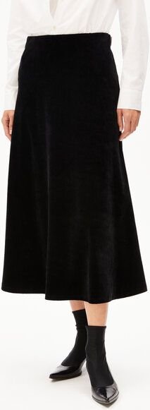 ARMEDANGELS VOLAGAA VELVET Damen Jerseyrock aus Bio-Baumwoll Mix