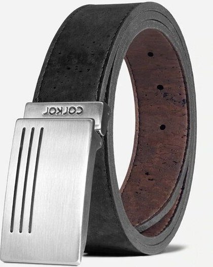 corkor Kork Gürtel 3,5cm Wendbar 286 Schwarz/Braun