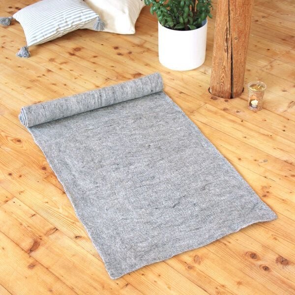 GLOBO Fair Trade Matte YOGA, Wollfilz