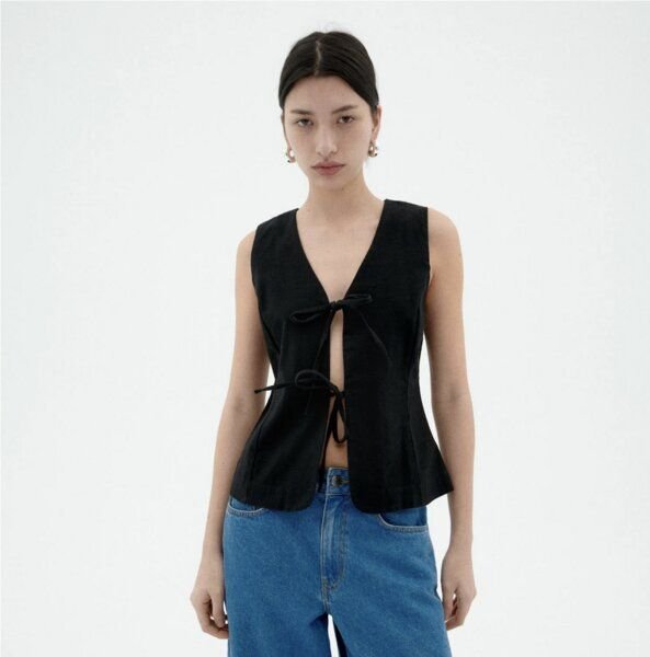 thinking mu Top Elise mit Schleifen