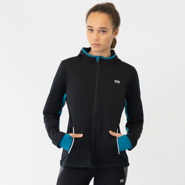 Thumbnail - TAO Sportswear Warme, wasserdichte Damen Laufjacke BJARKA mit Kapuze und Daumenschlaufe