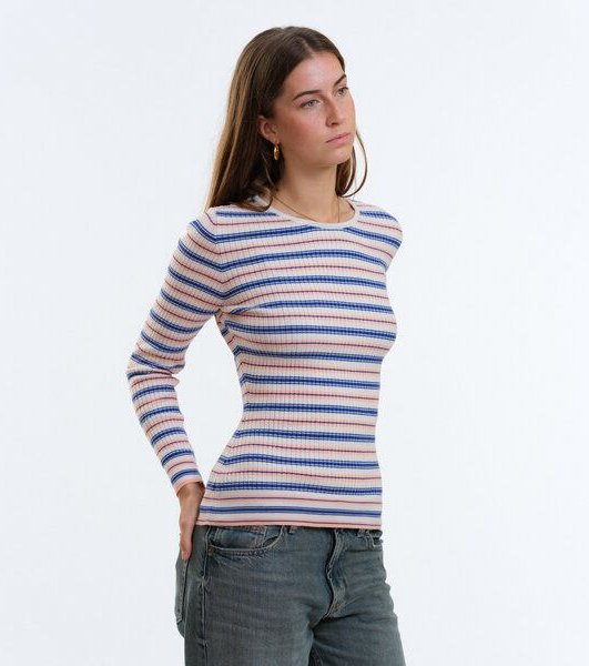 GARY MASH Gestricktes Rib Longsleeve Yuma aus Biobaumwolle