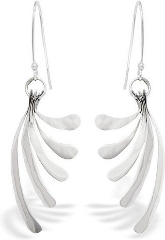 pakilia Silber Ohrringe Flügel Fair-Trade und handmade