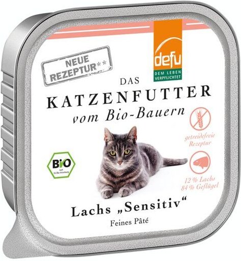 defu Bio Katzenfutter Paté Lachs *Sensitiv*