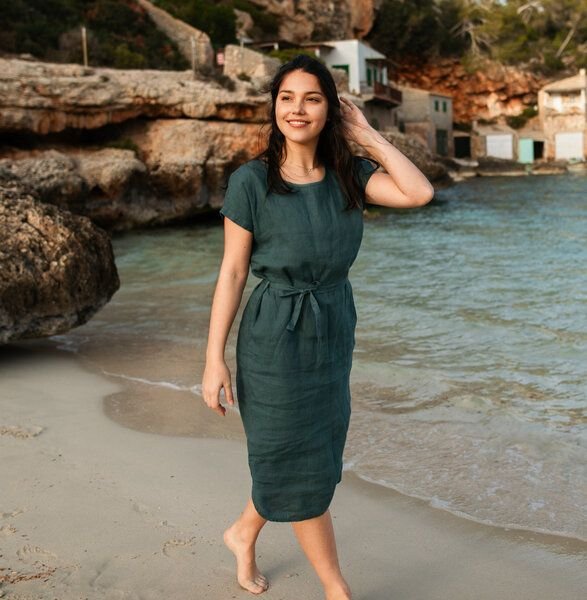 NORDLICHT Leinen Kleid aus 100% Leinen ELIN