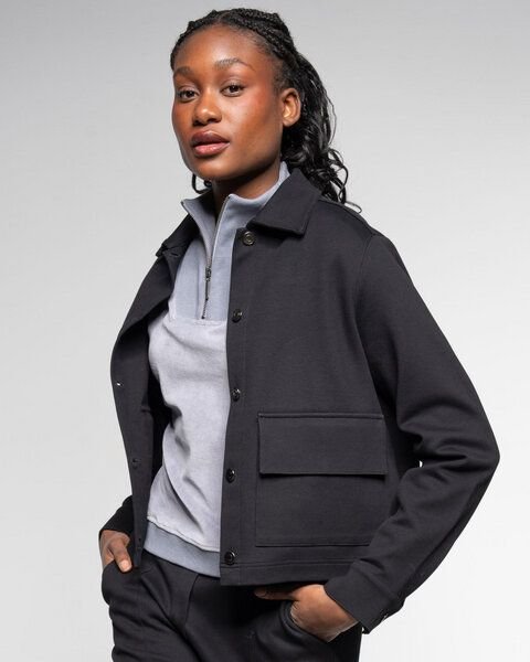 Alma & Lovis Edle Jacke in Gabardine-Struktur aus Organic Cotton | Gabardine Jacke